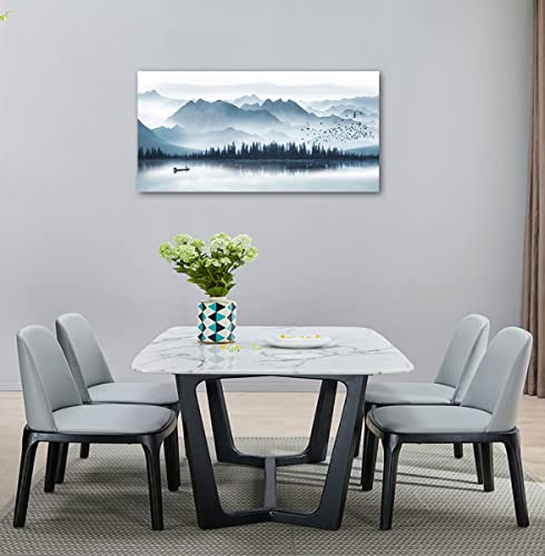 Indigo Canvas Wall Art