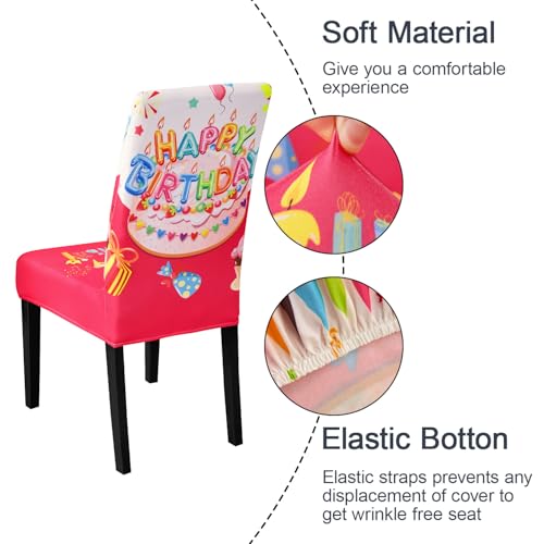 Birthday Chair Covers for Dining Room Set of 6