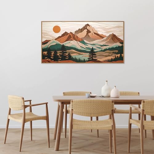 Mountain Framed Canvas Wall Art