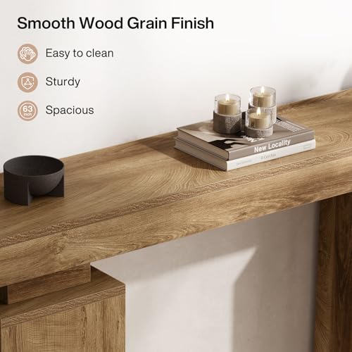 63 Inch Long Console Table