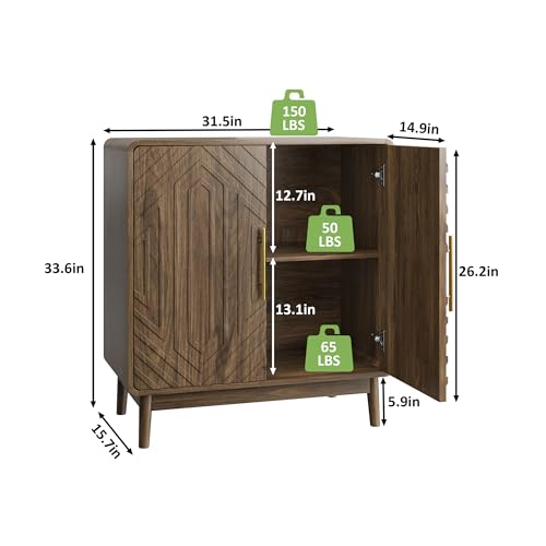 32" Modern Sideboard Cabinet with Storage