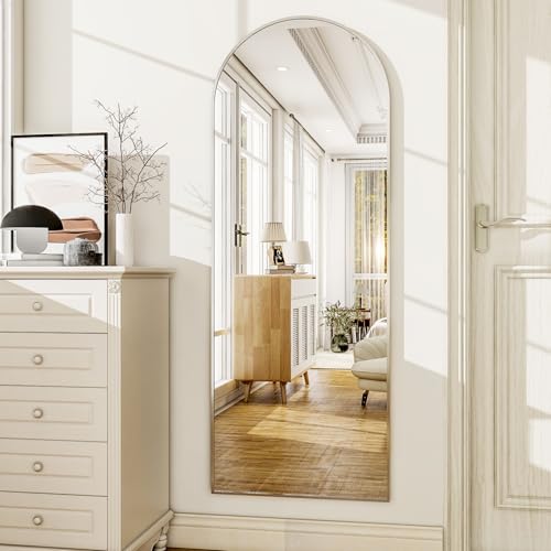 56"x21" Arched Full Length Mirror Floor Mirrors
