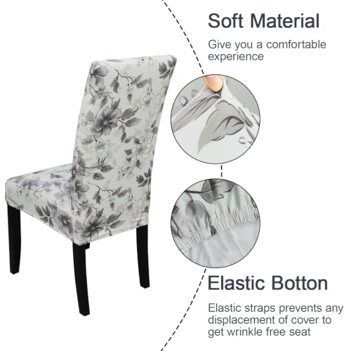 Pattern Chair Covers for Dining Room Set of 2