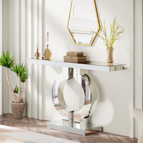 Modern Mirrored Console Table