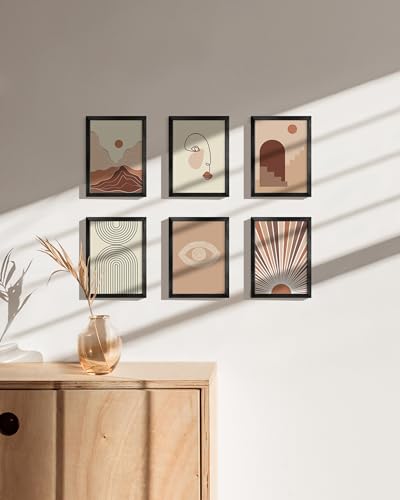 5x7 Black Metal Picture Frames (6 Count)