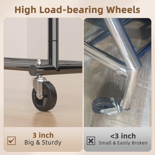 Heavy Duty Clothes Rack Load 556 LBS
