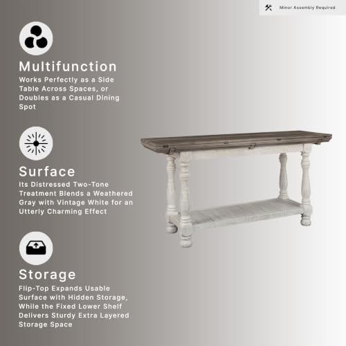 1 Piece Farmhouse Sofa Table