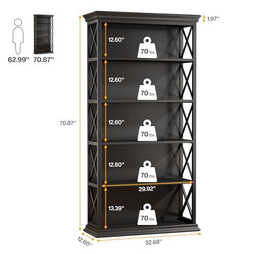 6 Tier Bookcase