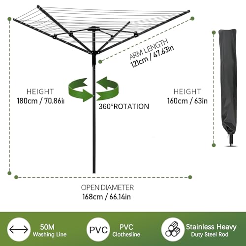 Outdoor Umbrella Drying Rack (165 Foot)