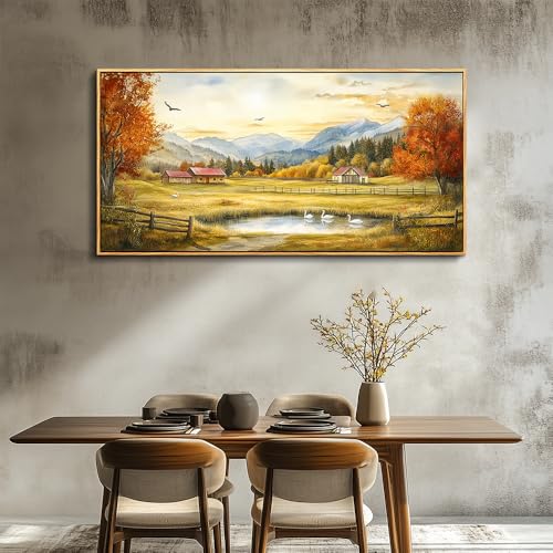 Large Canvas Wall Art For Living Room Wall Decor For Farmhouse Bedroom Office Decor Ink