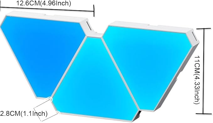 WiFi Bluetooth 5V USB Triangle Lamps Quantum Atmosphere LED Night Light