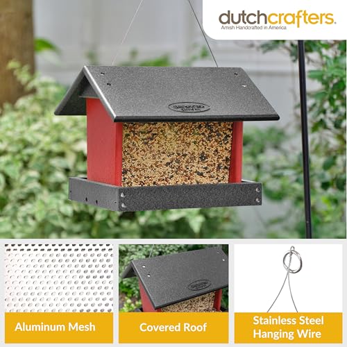 Poly Hanging Hopper Bird Feeder