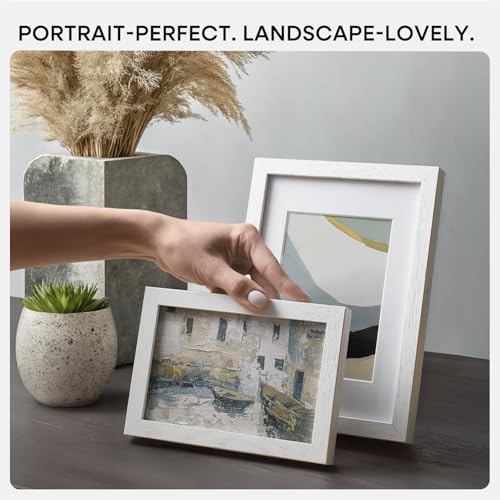 8x12 White Oak Picture Frame