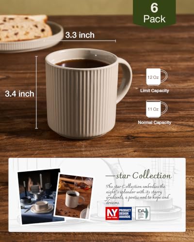 Coffee Mug Set of 6 (72 Count)