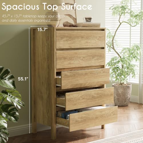 5 Drawer Dresser for Bedroom