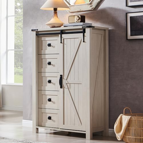 5 Drawers Dresser for Bedroom w