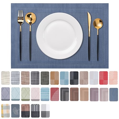 Placemats Set of 6 Washable Indoor (6 Count)