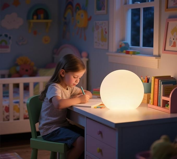 LED Night Light Ball Globe Lamp