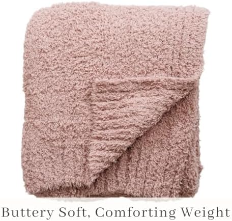 SARANONI Bamboni Luxury Baby Blanket | Cozy & Soft Plush Receiving Blankets | Perfect for Girls & Infant Baby Boy Blankets | Pink - 30” x 40"