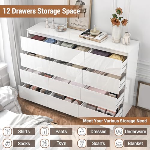 White Malm Dresser for Bedroom