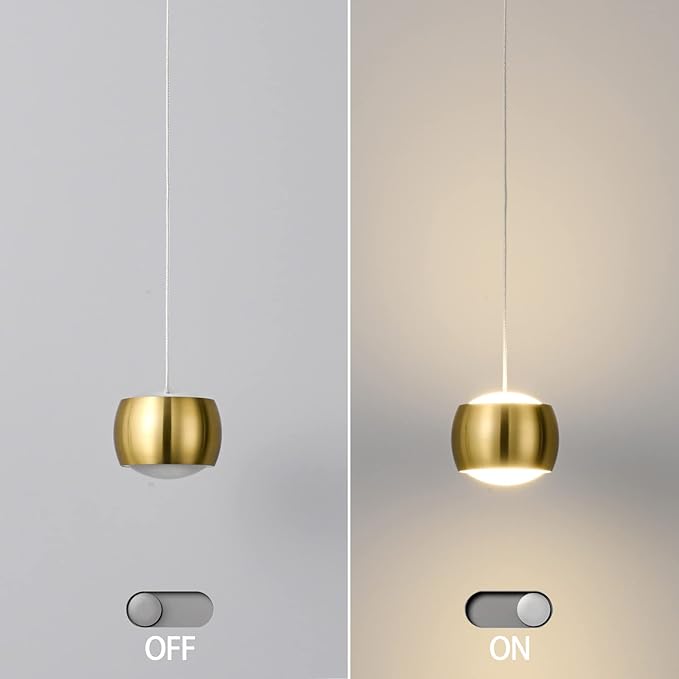 Modern LED Dimmable Pendant Light fixtures, Mini Island Pendant Lighting