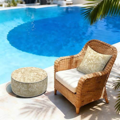 Inflatable Stool Ottoman Footrest with Handle