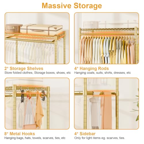 Rolling Clothes Rack
