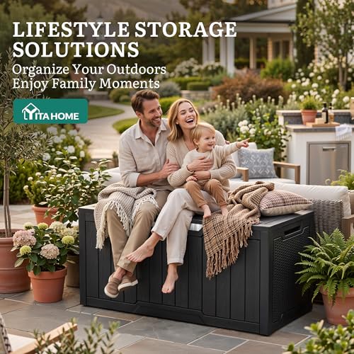 100 Gallon Large Outdoor Storage Box