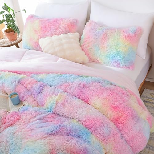 Fluffy Twin Comforter Set