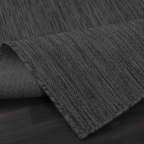 Washable Indoor Outdoor Rug 10x14 Weather Resistant Area Rugs Modern Solid for Porch Deck Balcony Backyard Patio Outside Carpet (141.67 Sq Ft)
