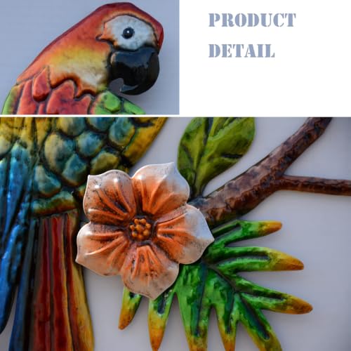 Parrot Tropical Wall Art Decor (3 Count)