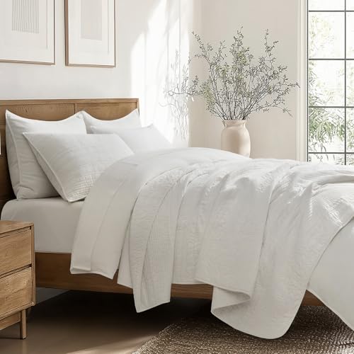 HOME 100% Cotton Modern Lines Quilt Set King Size