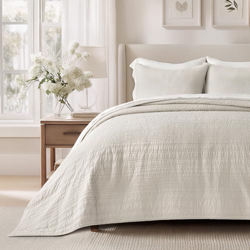 HOME 100% Cotton Quilt Set Oversized Cal King