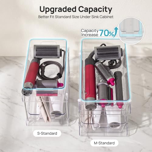 2 Pack Larger Pull Out Bathroom Under Sink Organizer (2 Count)