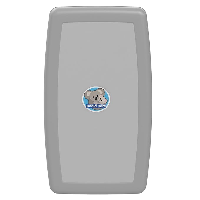Koala Kare Surface-Mounted Horizontal Baby Changing Station, Model KB300-01 (Grey)