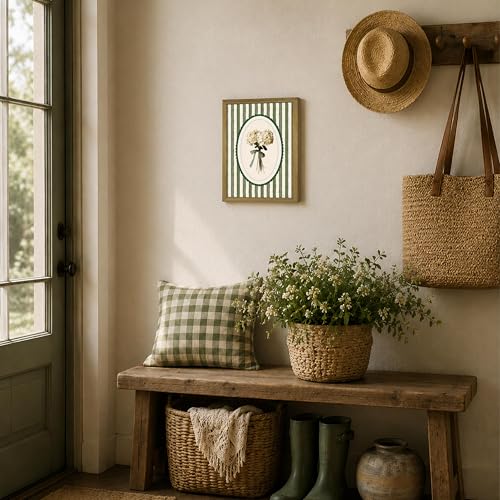 Framed White Hydrangea Canvas Wall Art