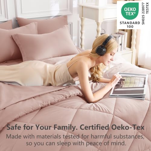 Full Size Comforter Sets Dusty Pink