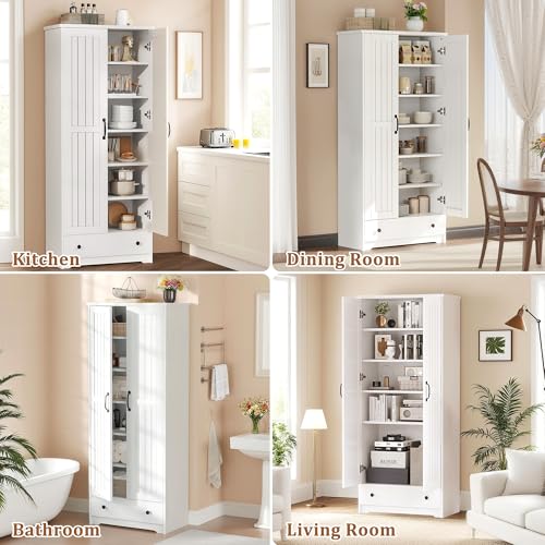 70" Tall Storage Cabinet