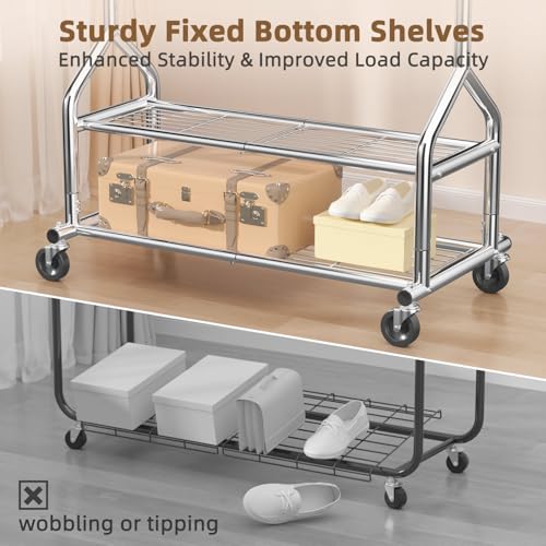 Heavy Duty Clothes Rack Load 556 LBS