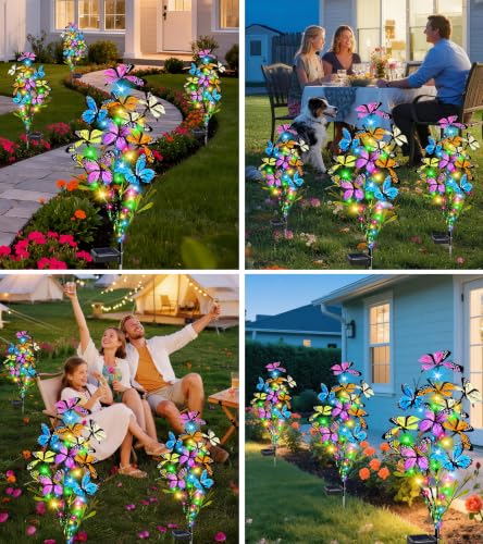 Solar Garden Lights Outdoor (4 Count)
