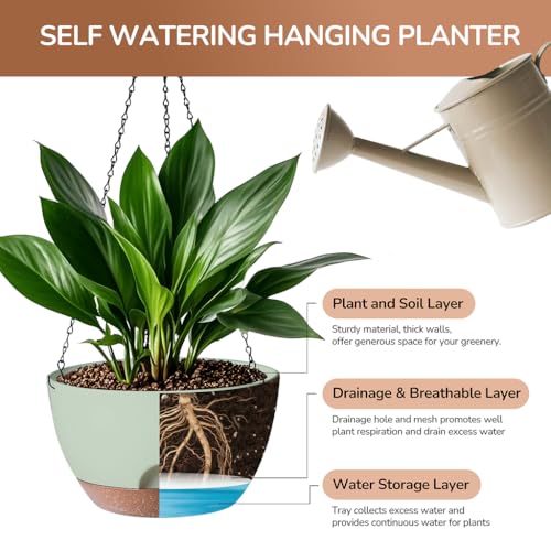 Hanging Planter for Indoor Plants (2 Count)
