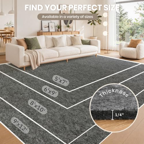 Protective Cushioned Rug Pad 8x10
