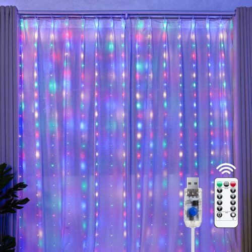 300 LED Fairy Curtain Lights