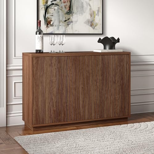 48" Fluted Modern Sideboard Buffet Cabinet