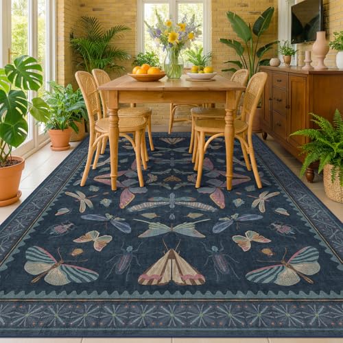 Boho Living Room Area Rug 6x9 (54 Sq Ft)
