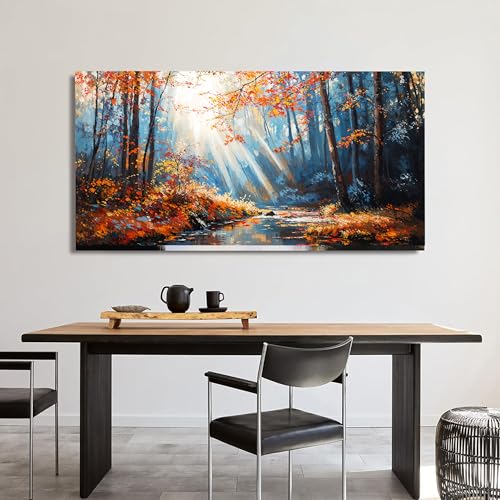 Nature Landscape Wall Art Modern Botanical Wall Art Prints Bedroom 24"X48"