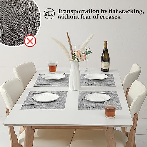 Linen Grey Placemats Set of 4 (4 Count)