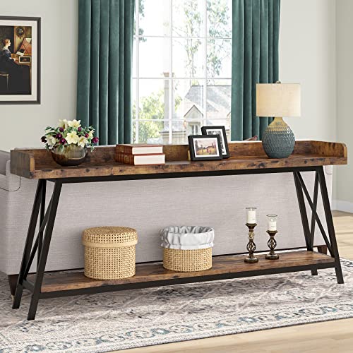 70.9 inch Extra Long Console Table Behind Couch