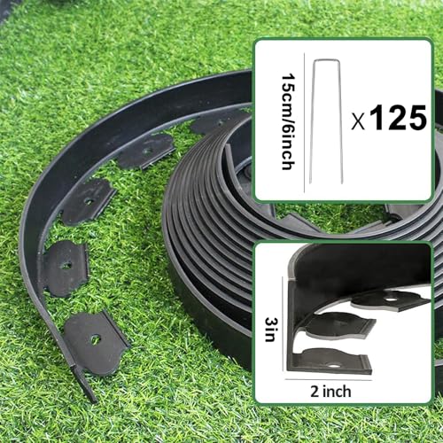 Landscape Edging 3in*82FT (125 Count)