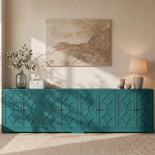 112'' Sideboard Buffet Cabinet with Storage